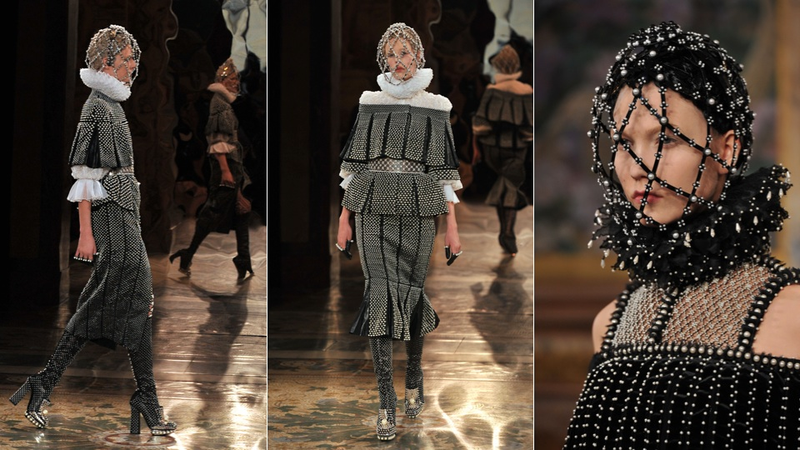 Illustration for article titled McQueen: A Breathtaking Elizabethan Dream for Royals Only